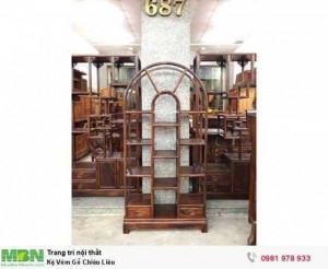 Kệ Vòm Gỗ Chiêu Liêu
