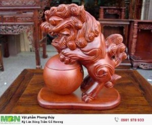 Kỳ Lân Xông Trầm Gỗ Hương