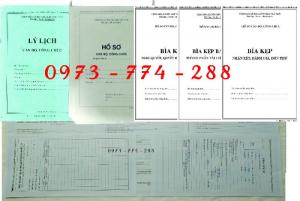 Bán buôn, sỉ, lẻ hồ sơ cán bộ công chức