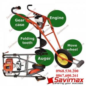 Những bộ phận của máy khoan trong cây