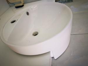 Chậu rửa bán âm - lavabo bán âm BS-02