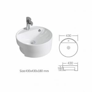 Chậu rửa bán âm - lavabo bán âm BS-02