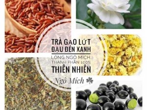 Trà gạo lứt đậu đen xanh lòng Ngô Mích