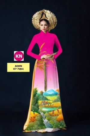 Vải áo dài trơn, vải áo dài hoa nhí, vải áo dài Cô ba Sài Gòn