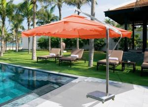 ô dù vuông lệch tâm làm tại xưởng sản xuất HGH 098