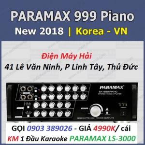 Amply Paramax SA-999 Piano NEW tại Điện Máy Hải giá rẻ bất ngờ.
