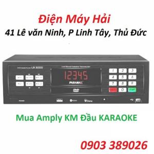 Mua Amply Paramax SA-999 Piano NEW + Đặc biệt KHUYẾN MÃI 1 ĐẦU KARAOKE PARAMAX LS-3000, đầy đủ Đĩa karaoke Vol 08 + List nhạc.
+ Chương trình được áp dụng từ bây giờ đến tết 2020.
