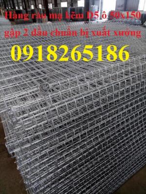 Sản xuất hàng rào mạ kẽm nhúng nóng phi 5 ô 50x50, 50x100, 50x150, 50x200 mới 100%
