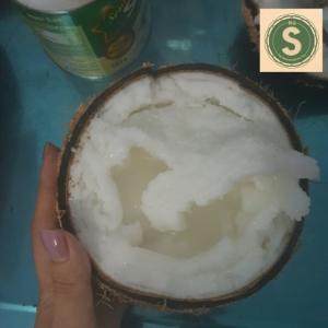 ✅ Dừa sáp còn gọi là dừa đặc ruột, dừa kem, vì cơm dày, mềm, dẻo như sáp. Bên cơm dừa mềm xốp, nước dừa đặc sánh. Cơm và nước dừa từ từ đặc lại rồi phình ra tạo thành một khối xôm xốp, vị béo ngậy.