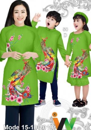 Vải May Áo dài đồng phục gia đình vải áo dài gia đình siêu đẹp