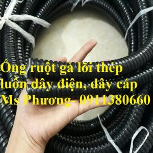 Ống ruột gà lõi thép bọc nhựa PVC luồn dây điện- D25