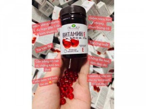 Vitamin E Đỏ Của Nga Mirrolla 270mg Hộp 30 Viên