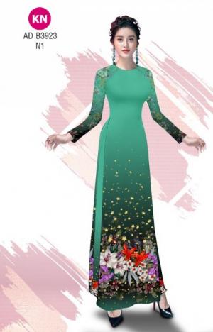 Vải áo dài độc đáo cho ngày tết 2020 của vải áo dài Kim ngọc ADKN B3923