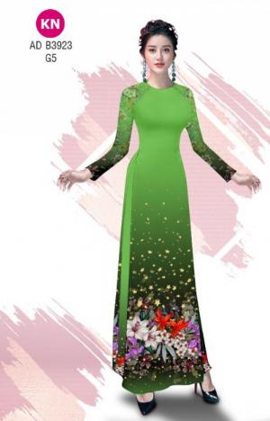 Vải áo dài độc đáo cho ngày tết 2020 của vải áo dài Kim ngọc ADKN B3923