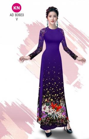 Vải áo dài độc đáo cho ngày tết 2020 của vải áo dài Kim ngọc ADKN B3923