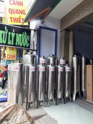 Lọc nước giếng phèn với 3 cột lọc inox 304 giá rẻ