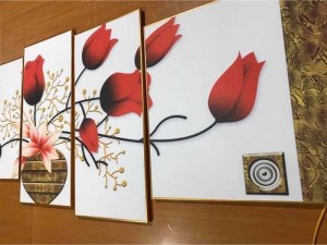 tranh vải Canvas tranh hoa tulip