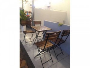 Thanh lý bộ bàn ghế xếp fanxifan giá rẻ