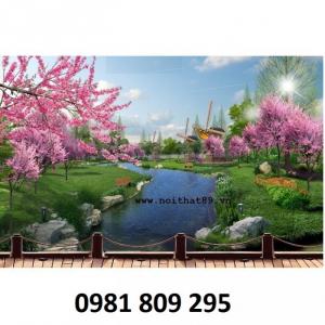 Tranh gạch 3d phong cảnh