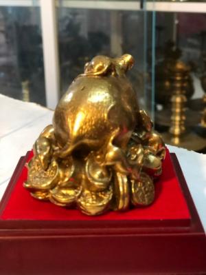 Tượng chuột bằng đồng - Quà tặng tết 2020, Quà biếu Sếp năm Canh Tý cao cấp. Quà tặng tết 2020,