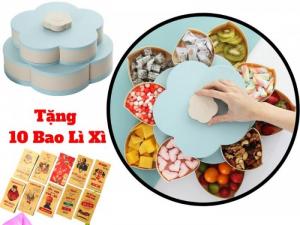 Khay đựng mứt xoay hình cánh hoa
Khay đựng mứt xoay hình cánh hoa là sản phẩm không thể thiếu trong những ngày đầu xuân, nó không chỉ là khay đựng thông thường mà nó còn là một món quà, đồ trang trí tuyệt đẹp.