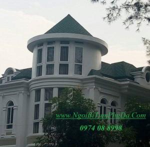 Ngói lợp mái bitum phủ đá tự nhiên