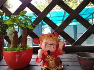 Tượng Chibi Thần Tài may mắn 14cm