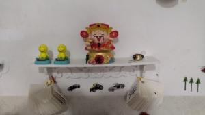 Tượng Chibi Thần Tài may mắn 14cm