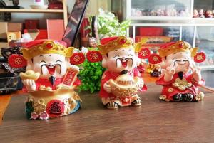 Tượng Chibi Thần Tài may mắn 14cm