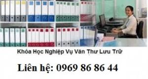 Lớp học văn thư lưu trữ- hành chính văn phòng