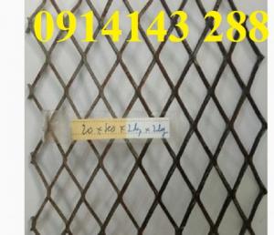 Lưới thép dập giãn 2mm mắt 20*40mm chất lượng cao hàng có sẵn