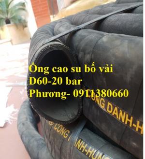 Cung cấp ống cao su bố vải D60- 20 bar - Công ty Nhật Minh Hiếu