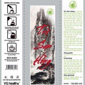 Trà Sâm Hồng 500gr - Trà Sâm Hồng - - Trà Thảo Dược Sâm Hồng