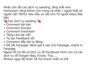 dịch vụ Facebook