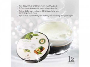 kem body bơ trắng da tự nhiên và cám gạo sữa hương lài
