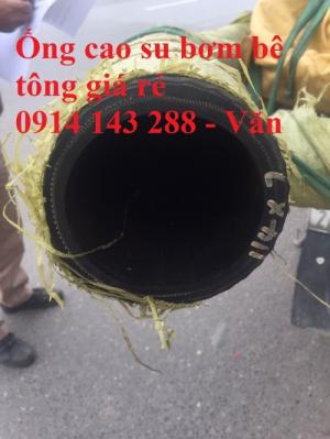 Ống cao su bơm bê tông bơm bơm xi măng phi 114 giá rẻ