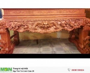 Sập Thờ Tứ Linh Chân 20