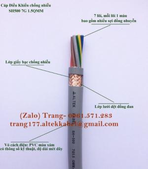 Cáp điều khiển nhập khẩu Đức cho công trình Việt