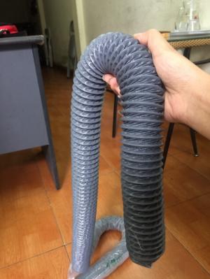 Ống gió mềm vải màu cam - ống gió màu ghi -ống gió nhôm - cách nhiệt - gió bụi - khí nóng