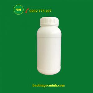 Chai nhựa 500ml, chai nhựa 1 lít, chai nhựa đựng chất lỏng, chai nhựa đựng thuốc trừ sâu, nông dược phẩm.