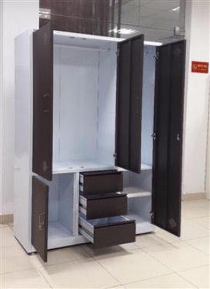 Tủ sắt quần áo gia đình 3 buồng xuân hòa 9A3KL thanh hóa