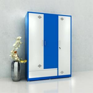 Tủ sắt quần áo gia đình 3 buồng xuân hòa 9A1KL