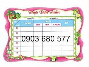 Nơi bán bảng biểu, bảng tuyên truyền cho trường mầm non, phòng y tế, nhà bếp ăn