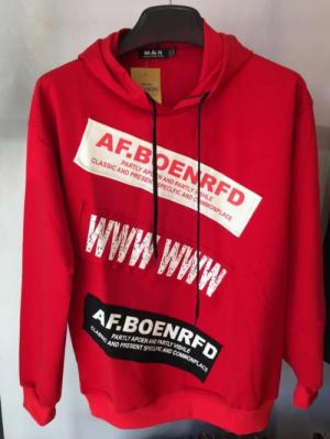 Áo thun nỉ nam cotton HOODIE - NELLY trọn bộ về tay