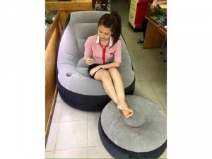 Ghế ngồi Hơi INTEX ( tặng kèm Bơm điện )