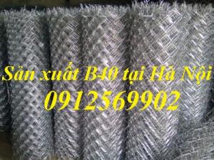 Lưới B40 mạ kẽm - Lưới B40 bọc nhựa, sản xuất và phân phối lưới B40 giá rẻ