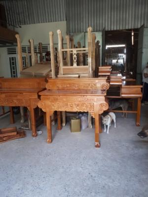 Bàn thờ 3 tầng gỗ gõ đỏ.Minh nhật. quận 7