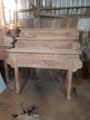 Bàn thờ 3 tầng gỗ gõ đỏ.Minh nhật. quận 7