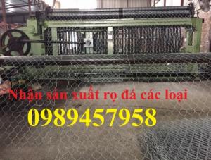Sản xuất rọ đá mạ kẽm, rọ đá bọc nhựa pvc tại Hà Nội