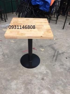 Thanh lý bàn vuông chân sắt cũ giá rẻ sg